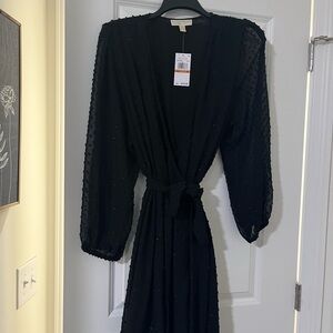 Michael Kors Black Wrap Dress